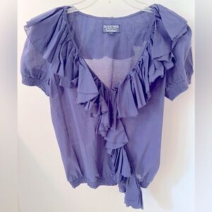 Polo Jeans Co. ruffle top by Ralph Lauren size S